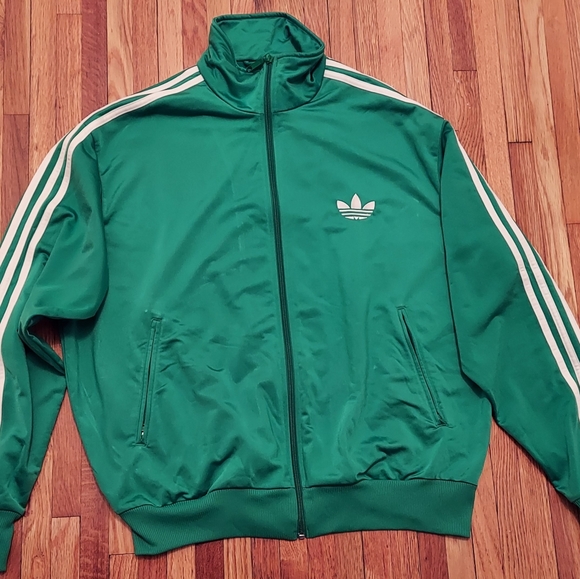 adidas Jackets & Coats Adidas Originals Firebird Green Track Jacket
